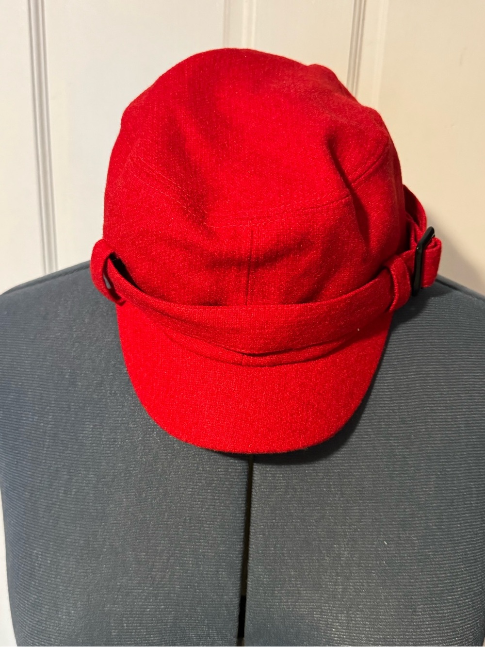 Relativity Red Wool Cap with Wrapped Band
